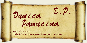 Danica Pamučina vizit kartica